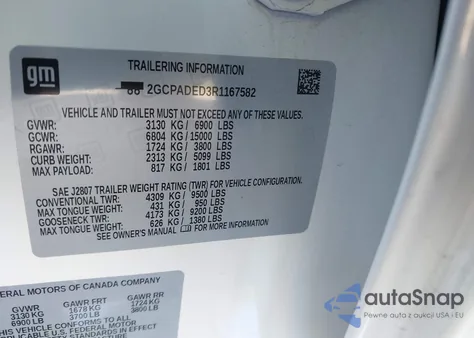 2024 Chevrolet Silverado 1500 2Wd Short Bed Rst from USA, damaged, VIN 2GCPADED3R1167582